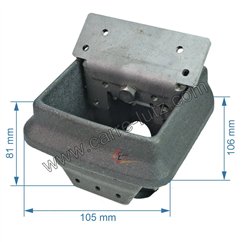 704344  Pot bruleur ou creuset de foyer pour poele a granulé Nordica Extraflame 76,80 €