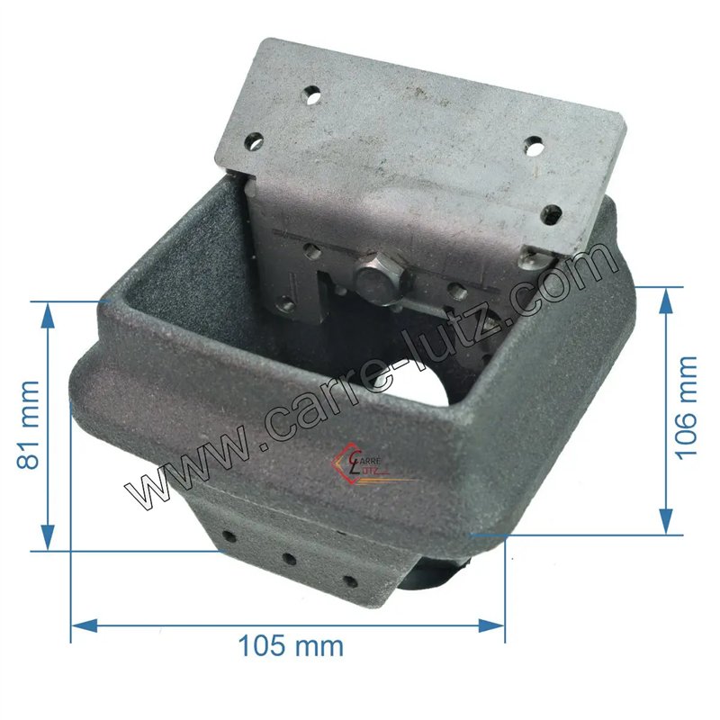 Pot bruleur ou creuset de foyer pour poele a granulé Nordica Extraflame