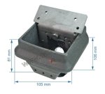 704344  Pot bruleur ou creuset de foyer pour poele a granulé Nordica Extraflame 76,80 €