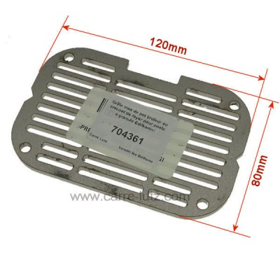 704361  Grille inox 392910 de pot bruleur ou creuset de foyer compatible avec poele à granulés Edilkamin 31,70 €