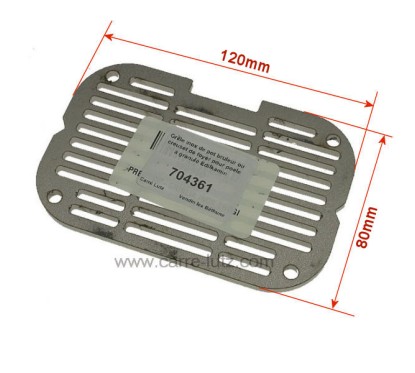 704361  Grille inox 392910 de pot bruleur ou creuset de foyer compatible avec poele à granulés Edilkamin 31,70 €