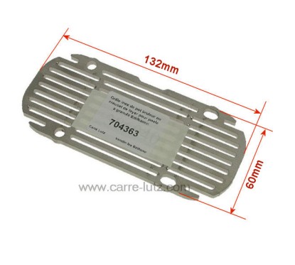 704363  Grille inox 386040 de pot bruleur ou creuset de foyercompatible avec poêle à granulés Edilkamin 30,30 €