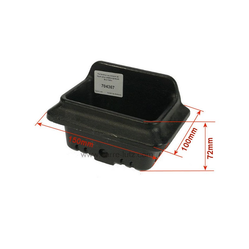 704367  Pot bruleur ou creuset de foyer pour poele a granulé Eva Calor 56,70 €