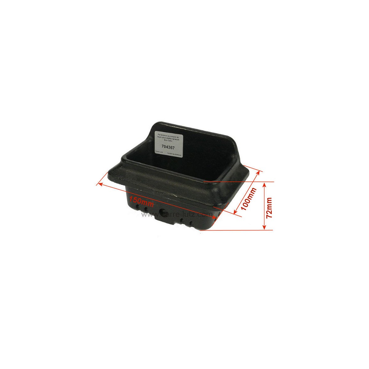 704367  Pot bruleur ou creuset de foyer pour poele a granulé Eva Calor 56,70 €