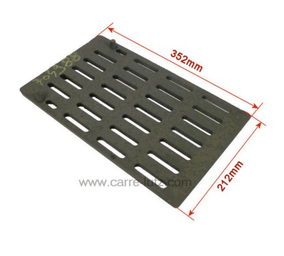 Grille bois 10215675300 pour cuisinière Godin 6753