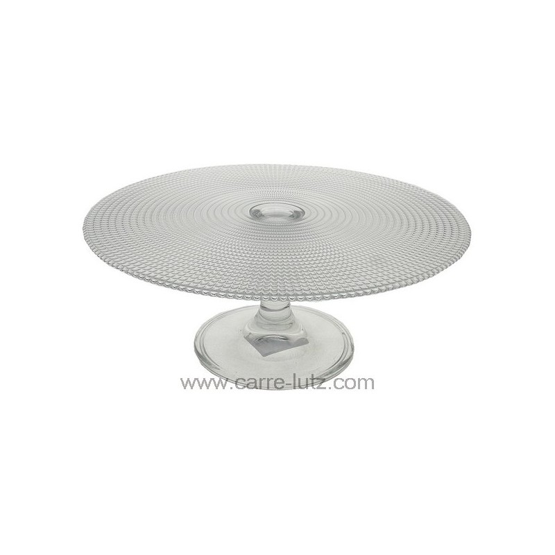 CL21010094  Plat à gateaux sur pied en verre diamètre 27.5 cm 14,90 €