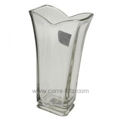Vase Vinciana en verre hauteur 22.5 cm , reference CL18000085
