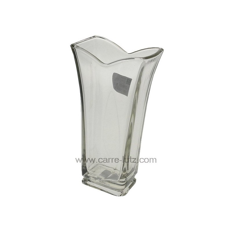 Vase Vinciana en verre hauteur 22.5 cm