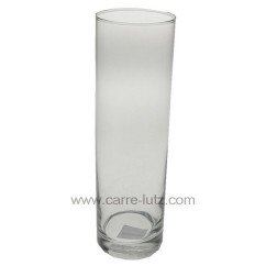 CL18000084  Vase droit en verre forme épurée hauteur 26 cm 10,40 €