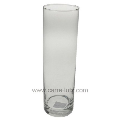 CL18000084  Vase droit en verre forme épurée hauteur 26 cm 10,40 €