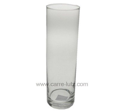 CL18000084  Vase droit en verre forme épurée hauteur 26 cm 10,40 €