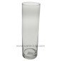Vase droit en verre forme épurée hauteur 26 cm Vase droit en verre forme épurée hauteur 26 cm