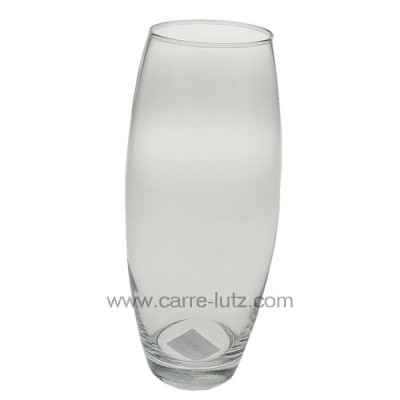 CL18000083  Vase bombé en verre forme épurée hauteur 26 cm 10,40 €