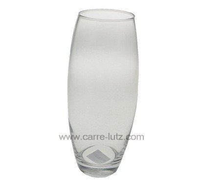 CL18000083  Vase bombé en verre forme épurée hauteur 26 cm 10,40 €