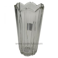 Vase Corolla en verre hauteur 22.5 cm , reference CL18000086