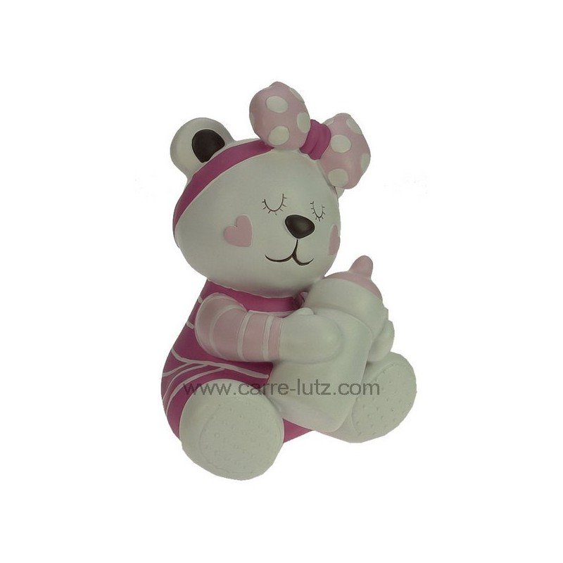 CL14600113  Tirelire ourson rose en résine 40,90 €