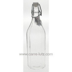 CL50152122  Bouteille en verre 1 litre exagonale 3,90 €