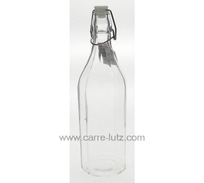 CL50152122  Bouteille en verre 1 litre exagonale 3,90 €