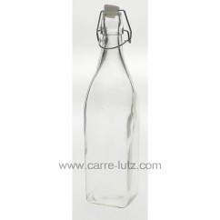 CL50152123  Bouteille en verre 1 litre carré 3,90 €