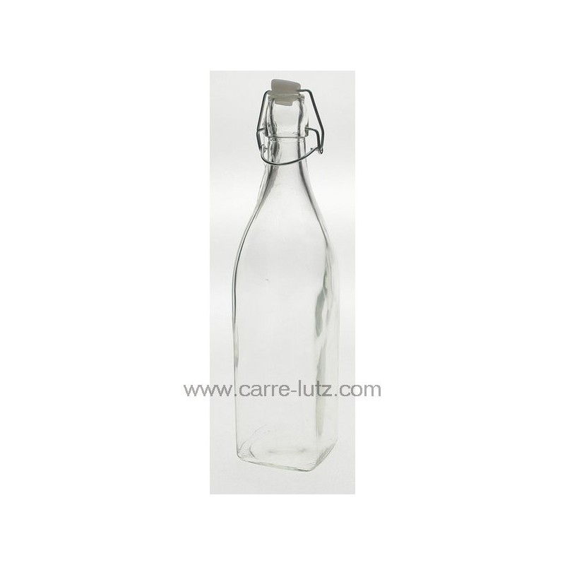 CL50152123  Bouteille en verre 1 litre carré 3,90 €