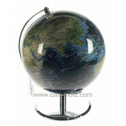 Globe terrestre diamètre 25 cm bleu , reference CL42001002