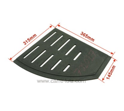 Grille foyère droite FB610587 de foyer Invicta
