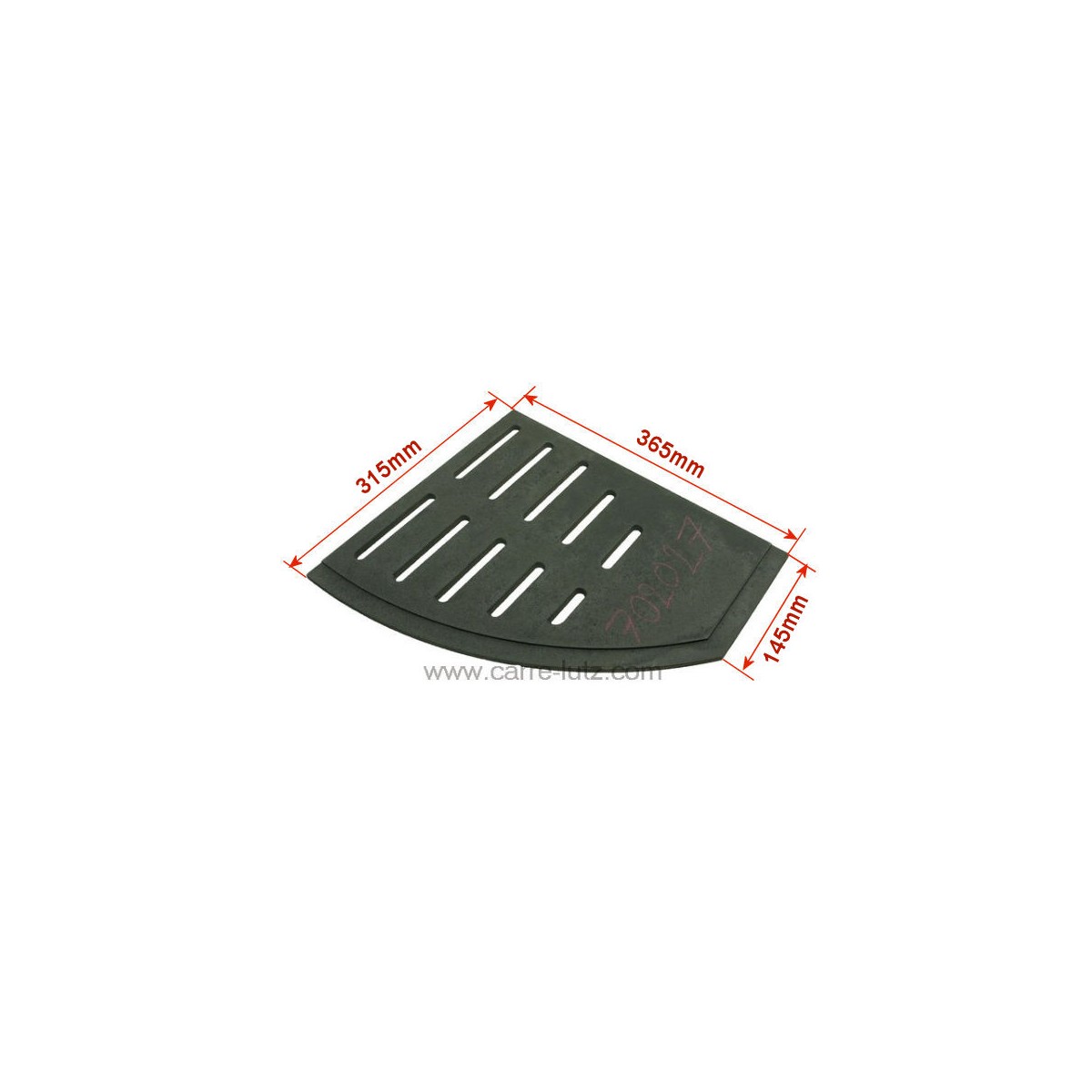702027  Grille foyère droite FB610587 de foyer Invicta 58,50 €