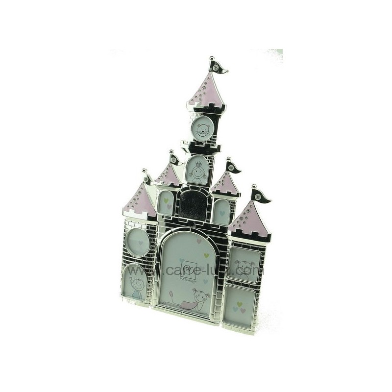 CL84000226  Cadre photo péle méle chateau rose 56,60 €