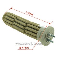 703601  Résistance de chauffe-eau stéatite 47X175 mm 750W 220/240V monophasé 21,60 €