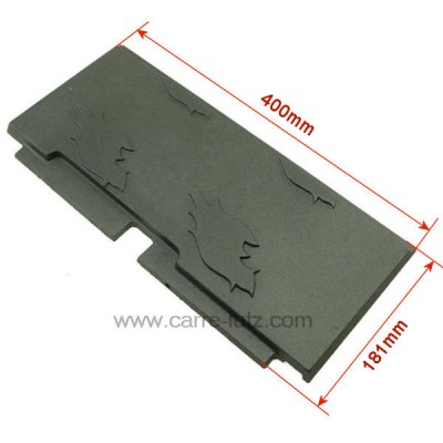 704997  Plaque de foyer avant droite 20166326800 pour insert Godin 3268 39,00 €