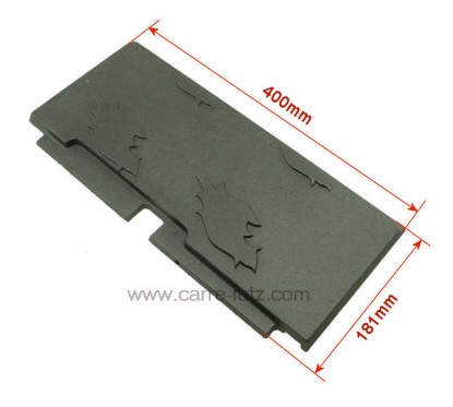 704997  Plaque de foyer avant droite 20166326800 pour insert Godin 3268 39,00 €