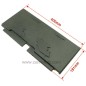 Plaque de foyer avant droite 20166326800 pour insert Godin 3268