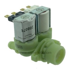 208076  41013615 - Electrovanne 2 voies de lave linge Candy Hoover Rosières Iberna Zerowatt 6,60 €