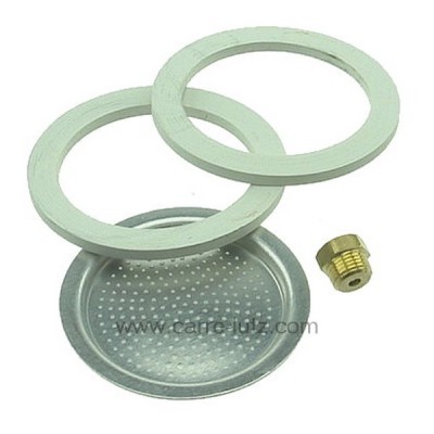 853019  Filtre + 2 joints + soupape pour Moka 1 Tasse Diamatre du joint 51mm 2,90 €