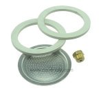 853019  Filtre + 2 joints + soupape pour Moka 1 Tasse Diamatre du joint 51mm 2,90 €