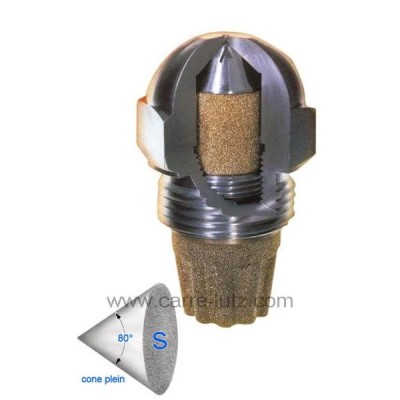 6025003  Gicleur inox Fluidics 0,30 Gph 80° SF 12,10 €