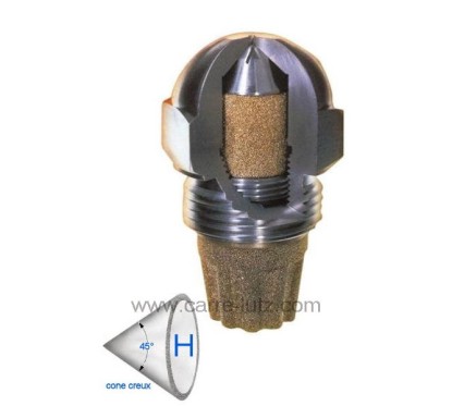 6025034  Gicleur inox Fluidics 0,55 Gph 45° HF 9,70 €