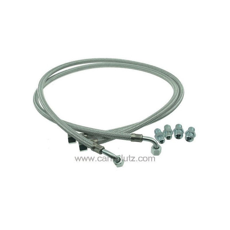 6027032  Kit 2 flexibles fioul universels 1 mt 31,50 €