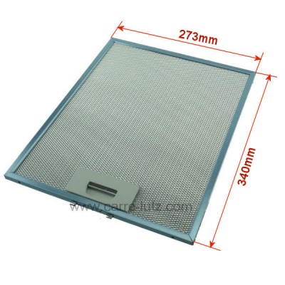 701192  Filtre à graisse métal de hotte aspirante 31,60 €