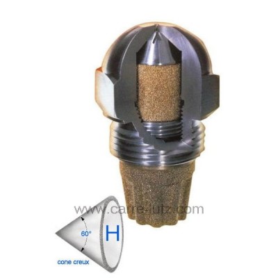 6025065 Gicleur inox Fluidics 1 Gph 60° HF 9,70 €