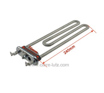 Résistance 1800W de lave linge Laden Whirlpool 481010550891