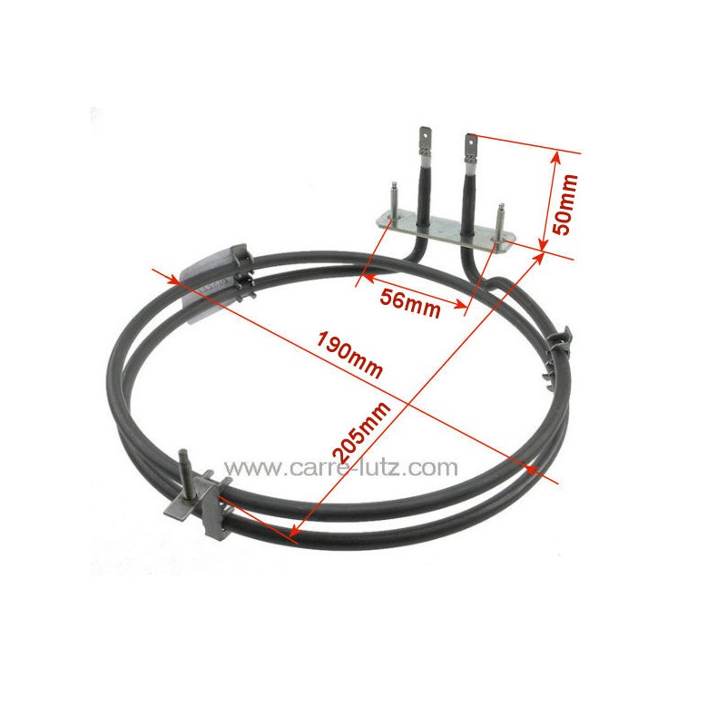 71x1014 - Résistance circulaire 2100W de four CA5C006A7 Fagor Brandt