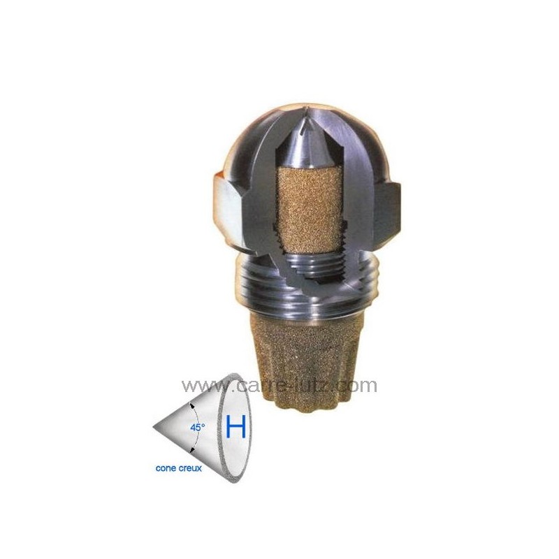6025028  Gicleur inox Fluidics 0,50 Gph 45° HF 9,70 €
