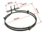 203220  Résistance circulaire 2000W de four Bompani M00316941 48,00 €