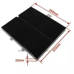 701168  Filtre de hotte charbon actif type 256 00361047 de hotte Bosch Siemens  20,10 €