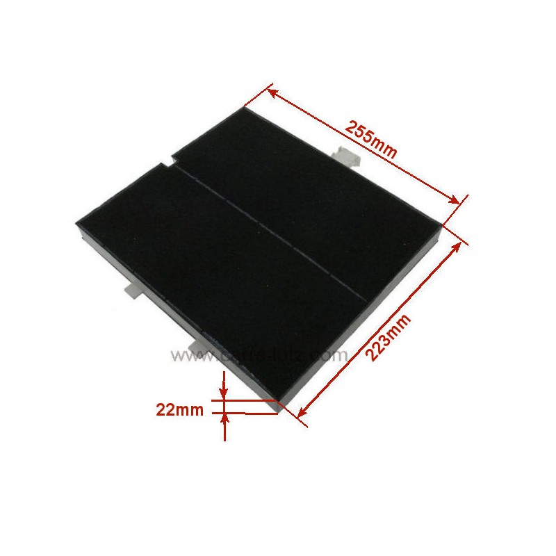 701168  Filtre de hotte charbon actif type 256 00361047 de hotte Bosch Siemens  20,10 €