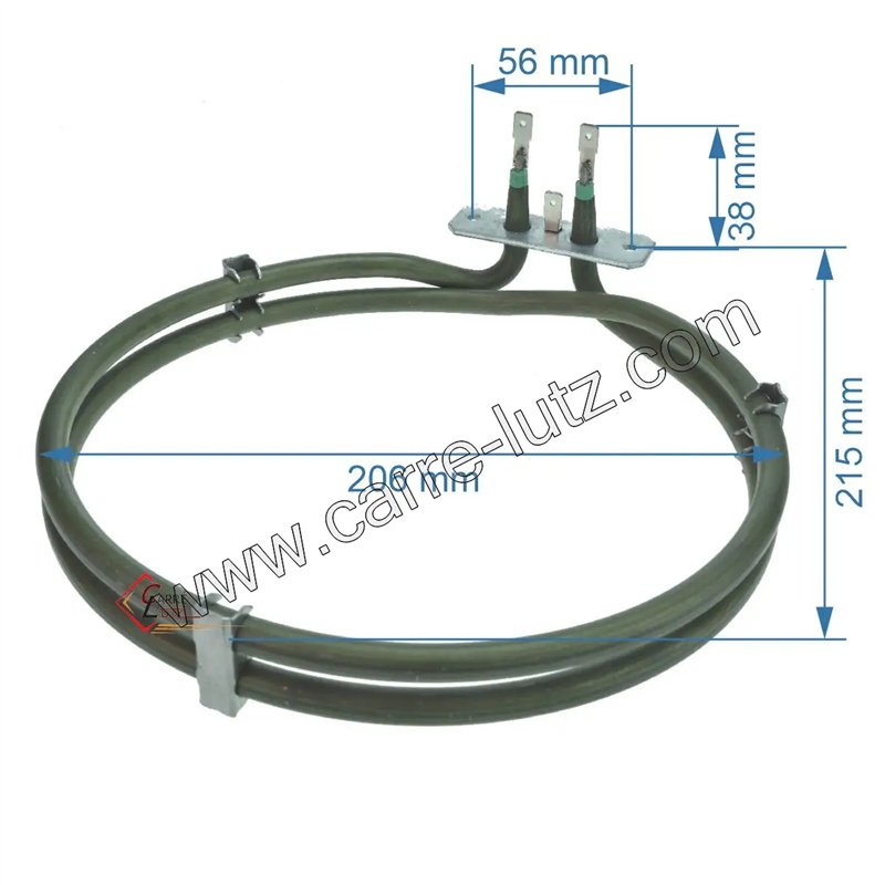 203223  Résistance circulaire 2000W de four 32001562 Waltham 49015755 Candy 14,40 €