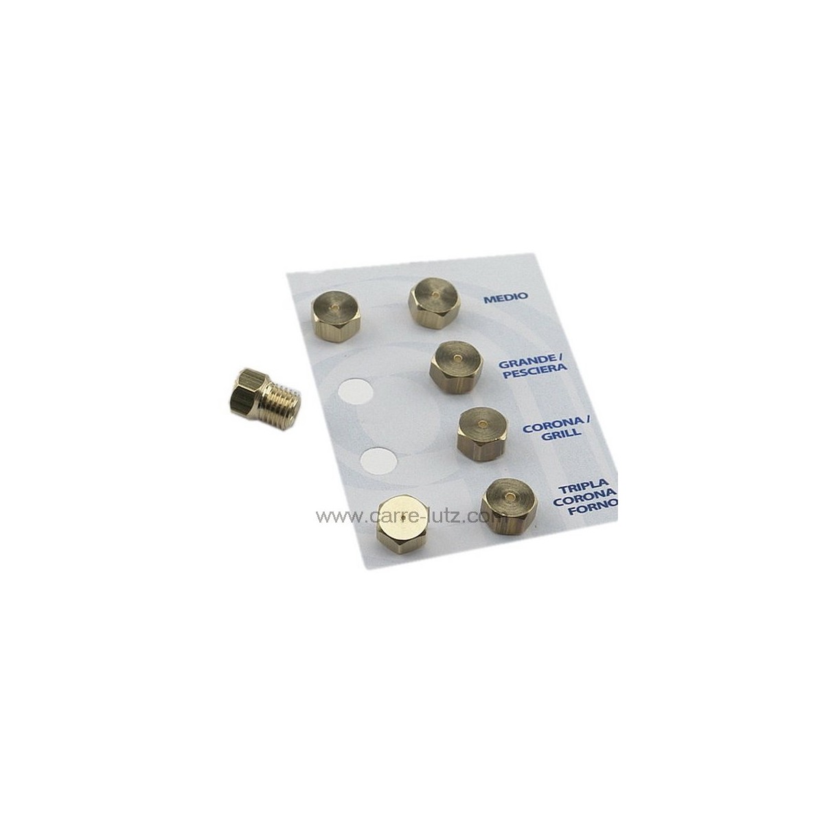 537677 Jeu d'injecteurs gaz naturel 6 MB 9,30 € 537677 Jeu d'injecteurs gaz naturel 6 MB 9,30 €