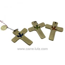 Croix bronze emaille colombe Cadeaux - Décoration CL48200114, reference CL48200114
