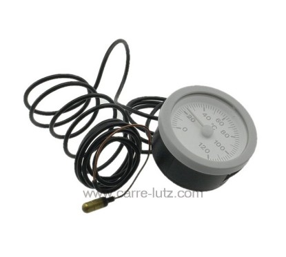 732158  Thermomètre 0 à 120° bulbe de chaudière 45,40 €